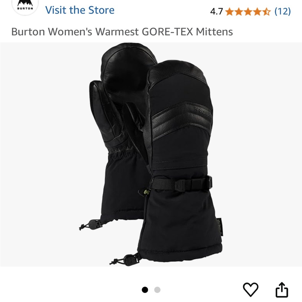 Burton Women's Warmest GORE-TEX Mittens